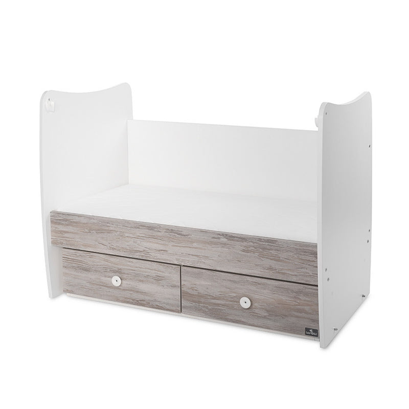 Lorelli Matrix kiságy 60x120 - White Artwood 2Box