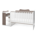 Lorelli Multi kombi ágy 190x72 - White Coffe