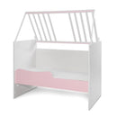 Lorelli Multi kombi ágy 190x72 - White Orchid Pink
