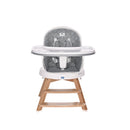 Lorelli Napoli forgatható etetőszék - Grey candy