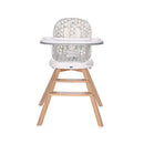 Lorelli Napoli forgatható etetőszék - Grey hexagons