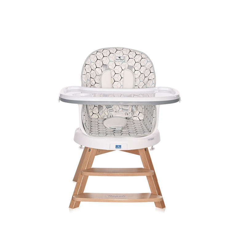 Lorelli Napoli forgatható etetőszék - Grey hexagons