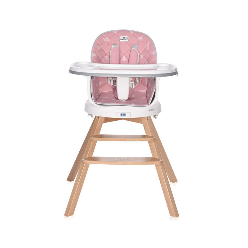 Lorelli Napoli forgatható etetőszék - Pink bears