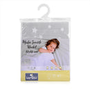 Lorelli Muszlin takaró 80x80 cm - Grey With Stars