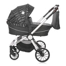 Lorelli Ramona 3 az 1-ben multifunkciós babakocsi (2 doboz) - Silver Stripe