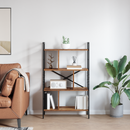 vidaXL Könyvespolc Öreg fa 75 x 30 x 123,5 cm Faanyag