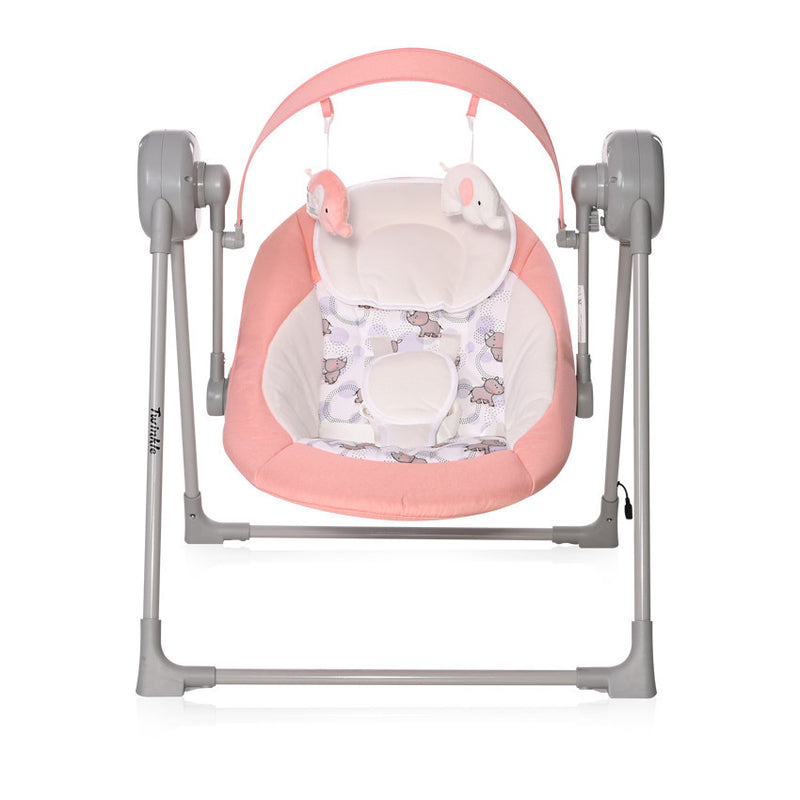 Lorelli Twinkle elektromos babahinta - Pink Rhino