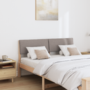 vidaXL Kárpitozott fejtámla Tópszínű 140 cm Tömör fenyőfa