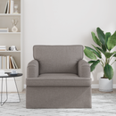 vidaXL Kanapé Tópszínű 84 x 80 x 85 cm szövet
