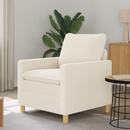 vidaXL Kanapé Krémszínű 76 x 81 x 87,5 cm Szövet