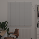 vidaXL Zsalugáter Redőnyök Fehér 175 x 130 cm Alumínium
