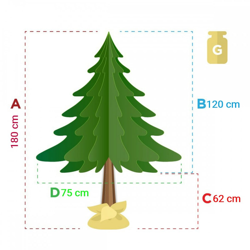 Diamento műfenyő 180 cm