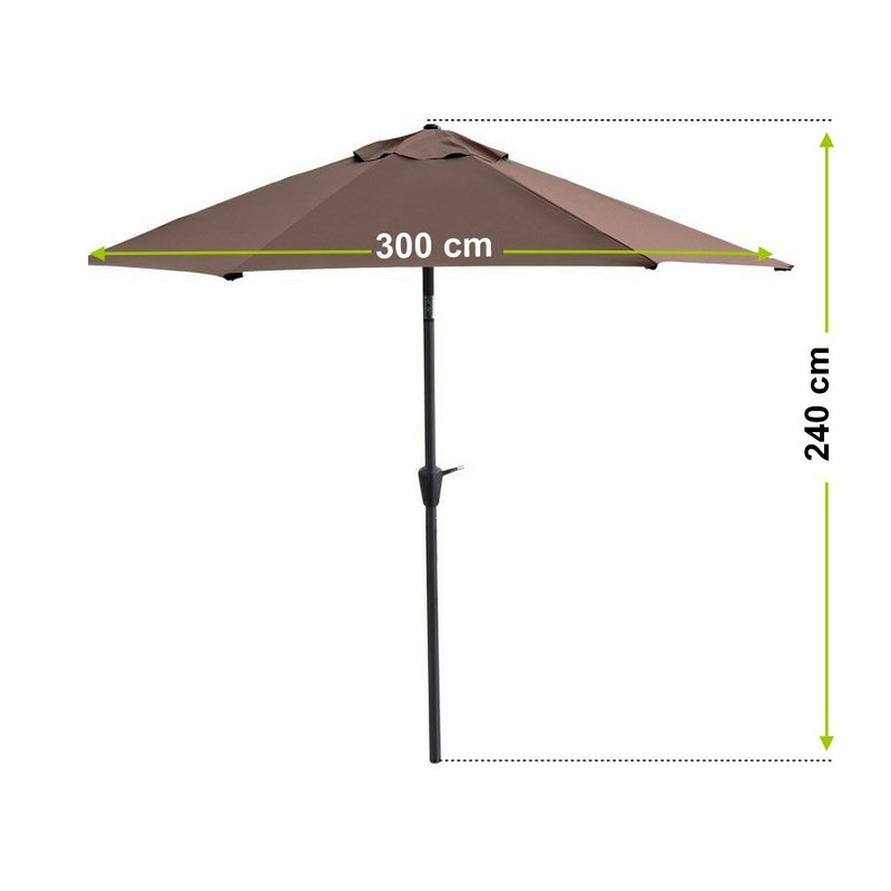 Havana garden napernyő barna