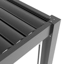 LUXE pergola 3x3m antracit