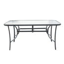 L150 Négyszögletes kerti asztal