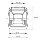 Hulladéktároló 120L zöld