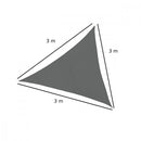 Sunflow napvitorla háromszög 3x3x3 m antracit