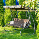 Megi kerti hintaágy barna