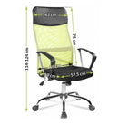 Lincoln forgószék fekete-zöld