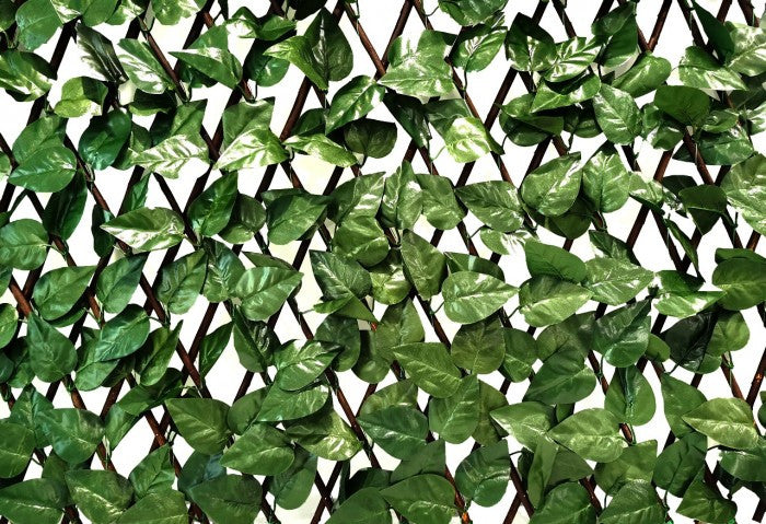 Borostyán műnövényes erkélyburkolat 200x100 cm