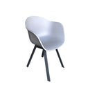 Jupiter műanyag kerti szék fém lábbal