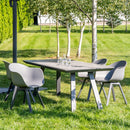 Jupiter műanyag kerti szék fém lábbal