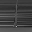 LUXE pergola 7,8x3m antracit LED világítással