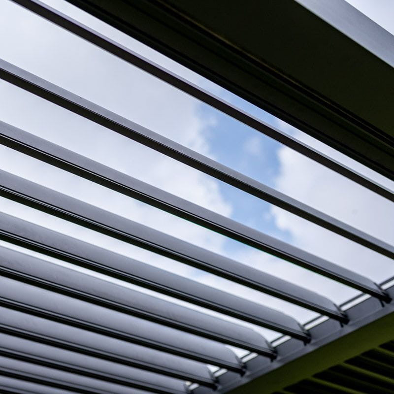 LUXE pergola 7,8x3m antracit LED világítással