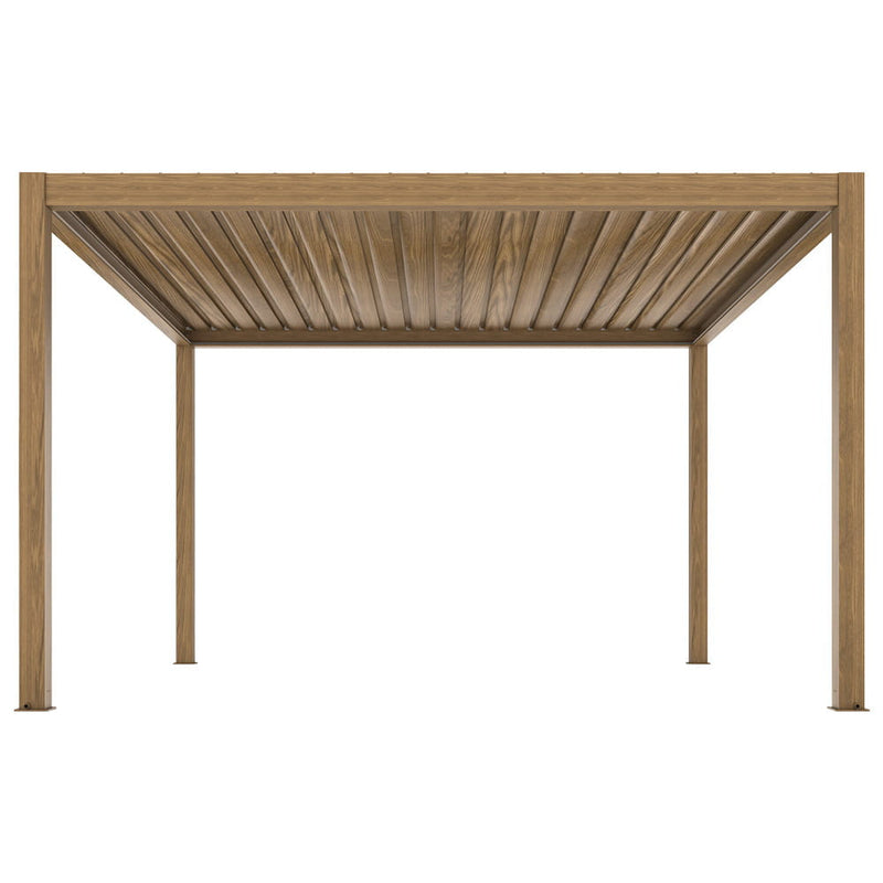 LUXE elektromos pergola 3x4m fa LED világítással