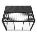 LUXE S8 tolóajtók 270x218cm 3 m-ig antracit