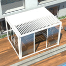 LUXE S8 tolóajtók 270x218cm 3 m-ig fehér