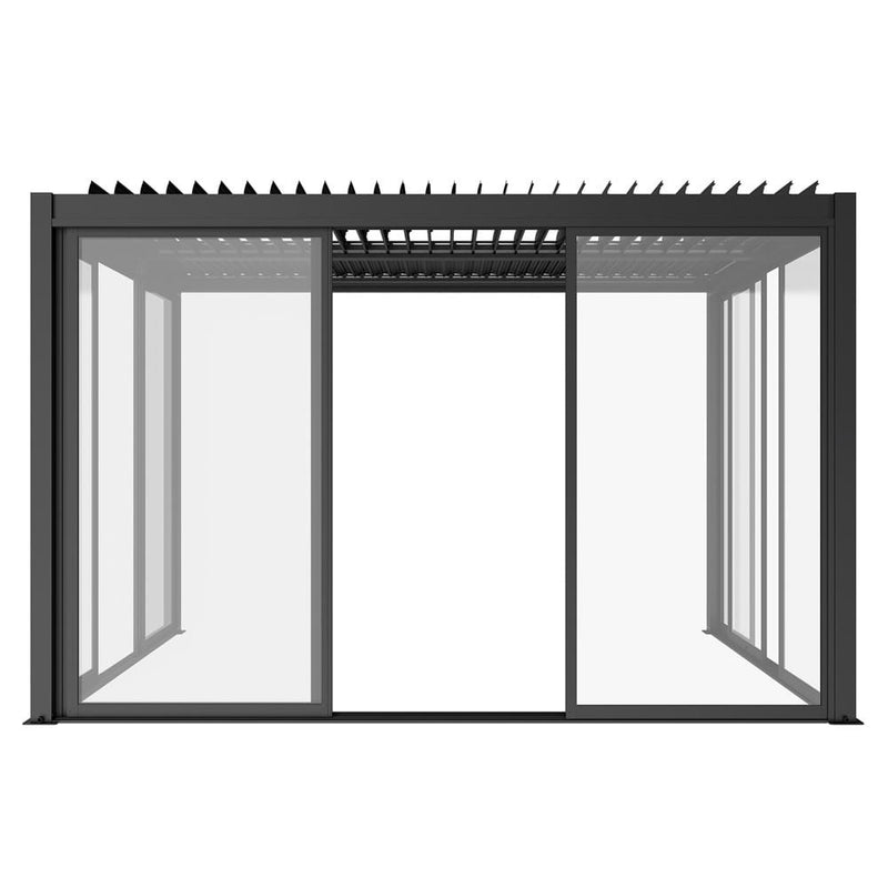 LUXE S8 tolóajtók 370x218cm 4 m-ig antracit