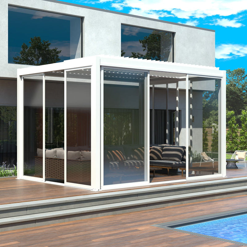 LUXE S8 tolóajtók 370x218cm 4 m-ig fehér