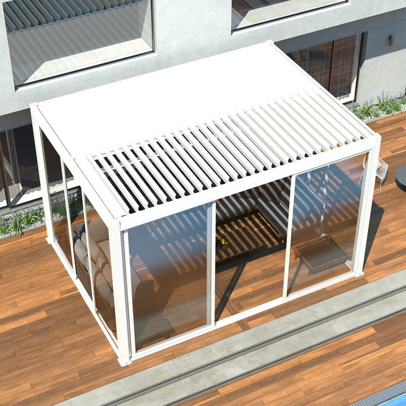 LUXE S8 tolóajtók 370x218cm 4 m-ig fehér