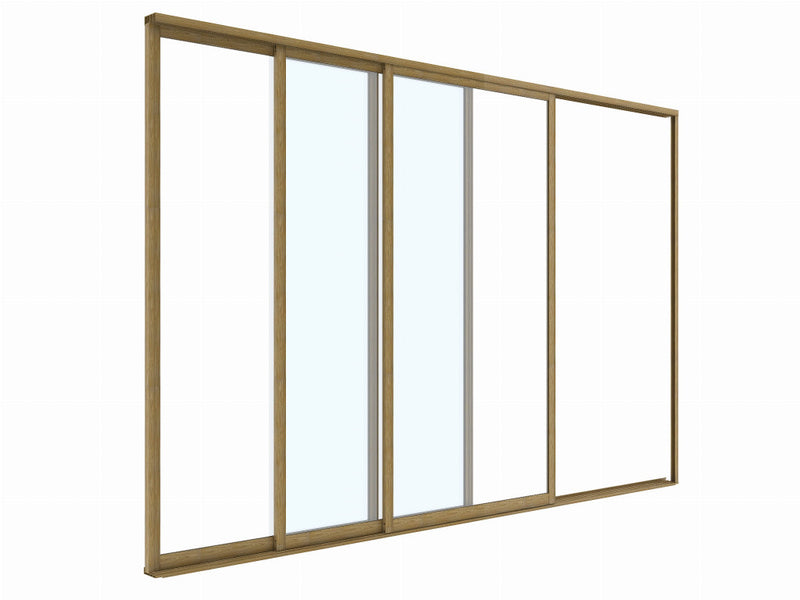 LUXE S8 tolóajtók 270x218cm 3 m-ig fa v2