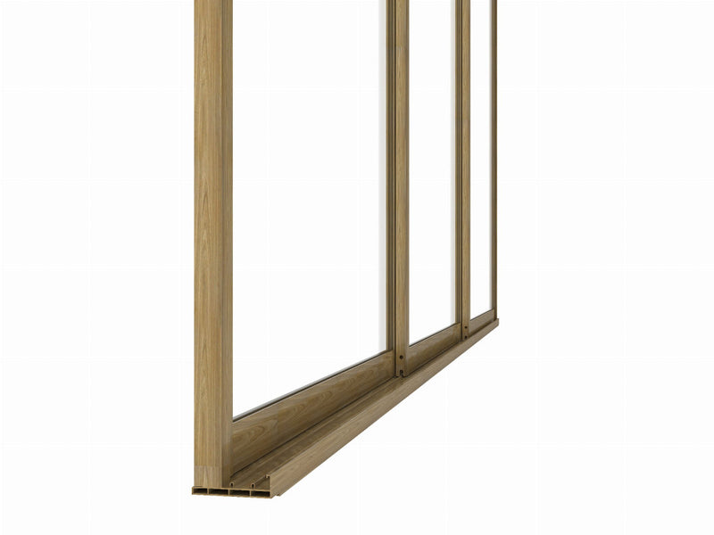 LUXE S8 tolóajtók 370x218cm 4 m-ig fa v2