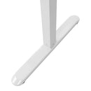 Íróasztal magasságállítással, 120x60 cm fehér