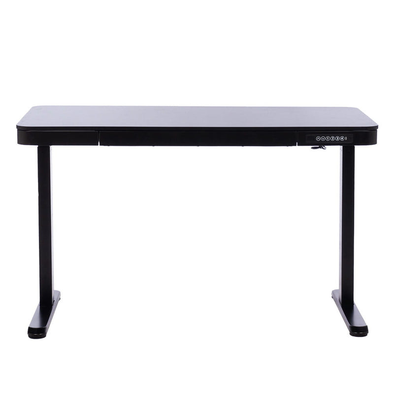 VELSEN íróasztal elektromos magasságállítással, vezérlőpanellel 120x60 cm fekete