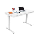 VELSEN íróasztal elektromos magasságállítással, vezérlőpanellel 120x60 cm fehér