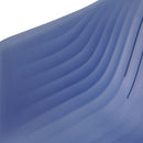 Ballena műanyag kerti szék fém lábbal, kék