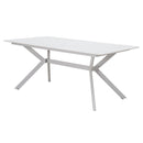 Ballena kerti asztal üveglappal