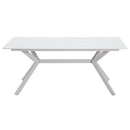 Ballena kerti asztal üveglappal