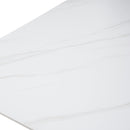 Ballena kerti asztal üveglappal