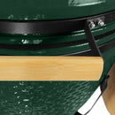 Kerámia faszéngrill oldalpolcokkal, 57 cm ráccsal