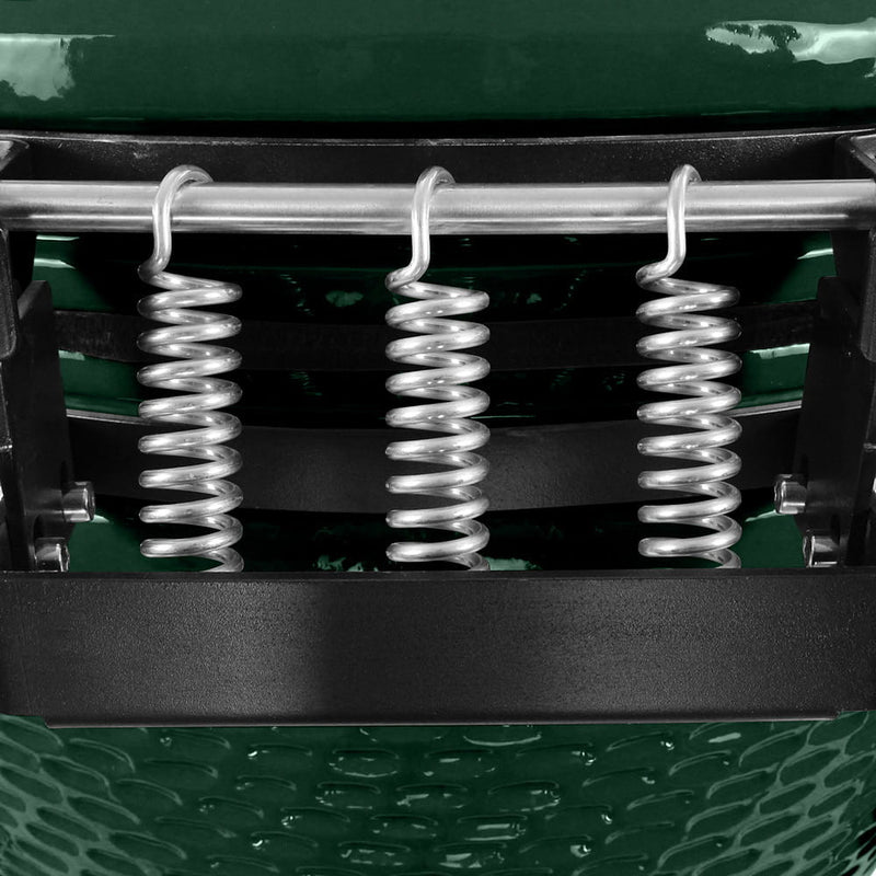 Kerámia faszéngrill oldalpolcokkal, 57 cm ráccsal