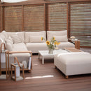 KALEM moduláris kerti sarokgarnitúra bézs