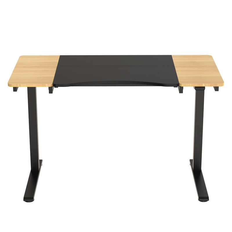 HALDEN íróasztal elektromos magasságállítással, 120x60 cm fekete-burlywood