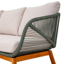 AURO v4 kerti sarokgarnitúra 2 fotellel