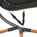 HOLAND függőfotel fekete