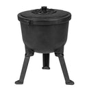 Öntöttvas edény lábakkal 5 literes zománcozott